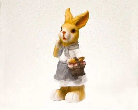 Dekordom uskršnja dekoracija - bunny with basket/tool 7151 38cm - n39 ( 024297 )