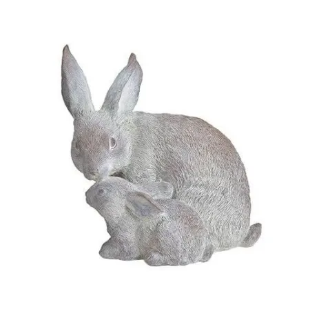 Dekordom Uskršnja dekoracija rabbit mother with child 28cm 10026998 ( 039738 )