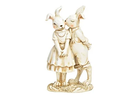 Dekordom Uskršnja dekoracija rabbits poly white 16cm 10035397 ( 039740 )