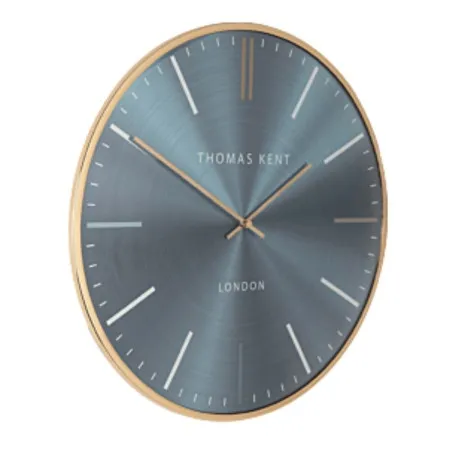 Dekordom Zidni sat oyster 65cm 781105 - steelblue/gold - dcs ( 040110 )