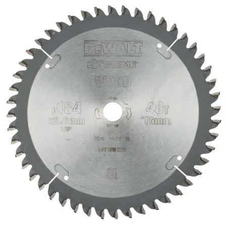 DeWalt extreme list kružne testere, 184mm 48T ( DT4092 )