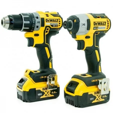 DeWalt set 18v li-ion - bušilica-odvijač, udarni odvijač 5.0 ah brushless ( DCK268P2T )
