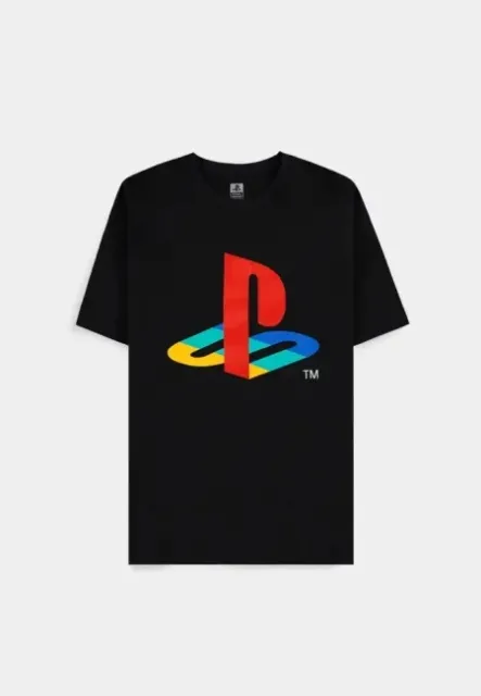 Difuzed Playstation - Men's Back Console Short Sleeved T-Shirt (L) ( 073245 )