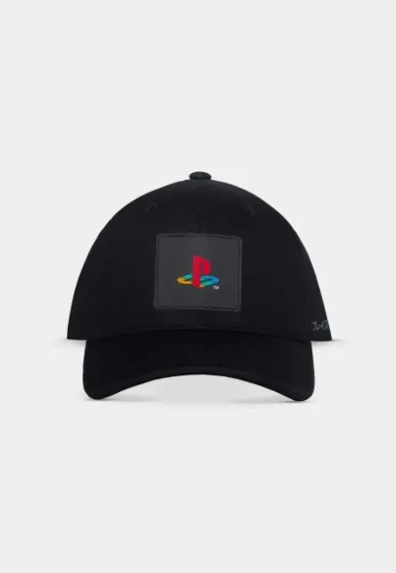 Difuzed Playstation - Men's Logo Black Adjustable Cap ( 073248 )