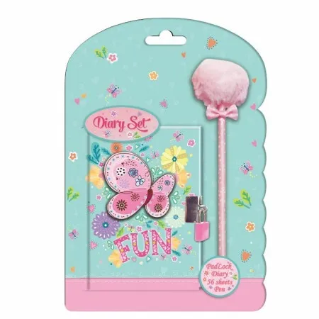 Dnevnik sa olovkom butterfly fun 56l bp642301 ( 09/70024 )