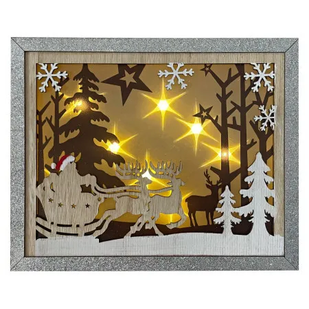Drvena LED dekoracija 30x24cm ( 40-804000 )