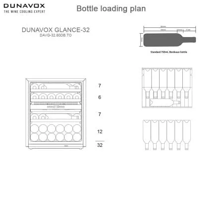 Dunavox DVN-32.80DB.TO vinska vitrina ( v12738 )