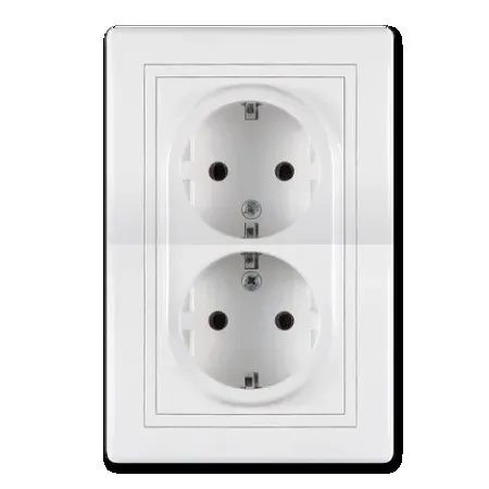 Dupla Utičnica Bela ( 442 )