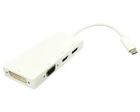 E-Green Adapter koverter USB Tip C 3.2 - Displayport/HDMI/VGA