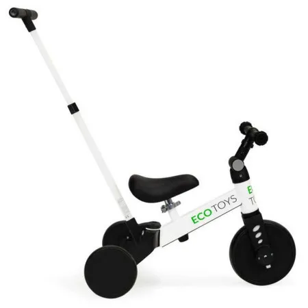 Eco toys tricikl 2u1 white ( YM-BT-6PUSHWHIT )