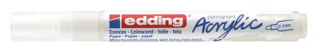 Edding akrilni marker E-5100 medium 2-3mm obli vrh bela ( 12MA51A )