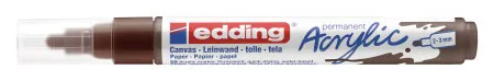 Edding akrilni marker E-5100 medium 2-3mm obli vrh tamno braon ( 12MA51KB )