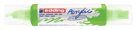 Edding akrilni marker E-5400 double-liner sa dva vrha limun zelena ( 12MA54FG )