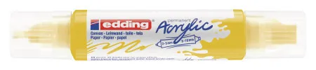 Edding akrilni marker E-5400 double-liner sa dva vrha žuta ( 12MA54G )