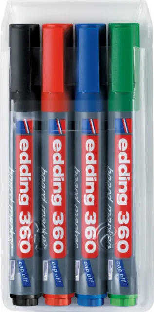 Edding marker za belu tablu 360 1,5-3mm, zaobljeni, set 1/4 sortirano ( 09M360Q )