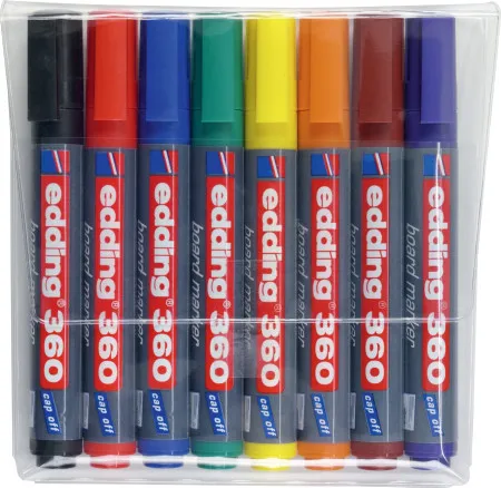 Edding marker za belu tablu 360 1,5-3mm, zaobljeni, set 1/8 sortirano ( 09M360Q8 )