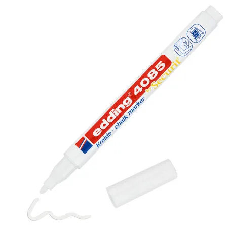 Edding marker za staklo chalk E-4085 1-2mm standard bela ( 08M4085SA )