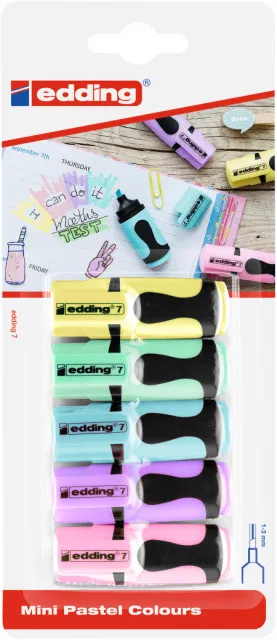 Edding mini signiri E-7 Pastel u blisteru 1/5 sortirano ( 08SG08Q5 )