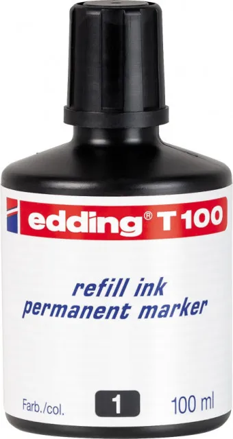 Edding permanent mastilo T-100, 100ml crna ( 08MM10B )