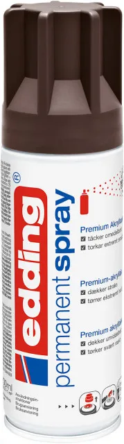 Edding permanent sprej E-5200 mat, 200 ml tamno braon ( 12MS5200KB )