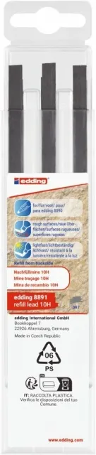 Edding Refil za olovku E-8890 tvrdoća 10H, 1/6 ( 08M8891H1 )