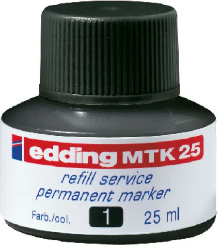 Edding refil za permanent markere E-MTK 25, 25ml crna ( 08MM01B )