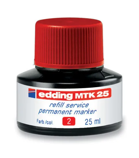 Edding refil za permanent markere E-MTK 25, 25ml crvena ( 08MM01D )