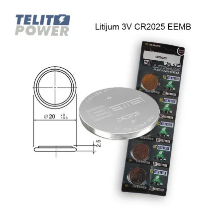 EEMB litijum 3V CR2025 ( 1225 )