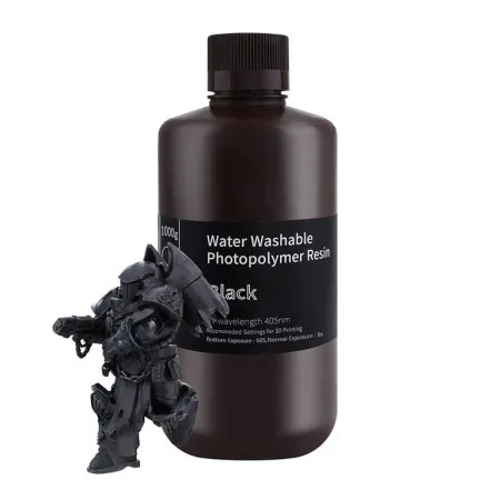 Elegoo Water Washable Resin 1000g Black ( 049408 )