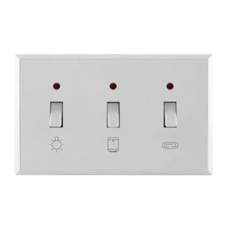 Elektronapon prekidač za kupatilo horizontalni sa indikacijom ( e1101095 )