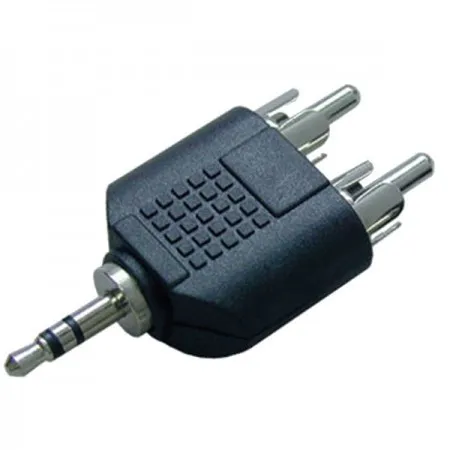 Elit+ audio konektor 3.5 stereo utikač-2xrca utikači ( EL76781 )