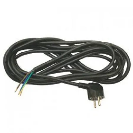 Elit+ priključni kabl šuko utikač pp/j 3x1.5/ 3m crni 10a/250v ( EL75263 )