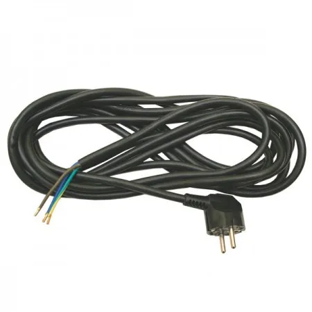 Elit+ priključni kabl šuko utikač pp/l 3x0.75/2m crni 2.5a/250v ( EL75271 )
