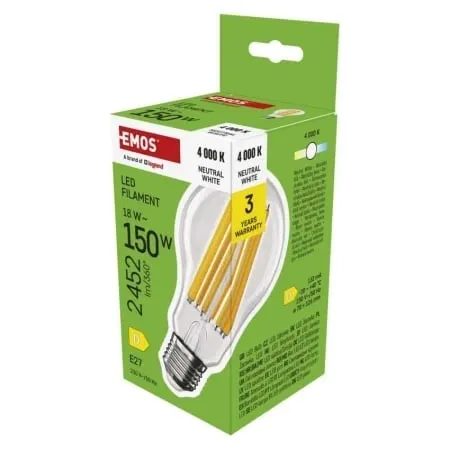 Emos zf5d83 Led sijalica filament a70 18w(150w) 2452lm e27 nw ( 3484 )