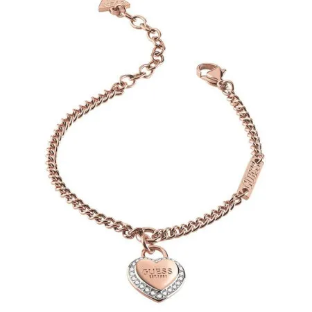 Ženska guess fine heart roze zlatna narukvica od hirurškog Čelika ( jubb01422jwrgs )