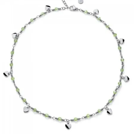 Ženska oliver weber freak peridot ogrlica sa swarovski kristalima ( 12262.gre )