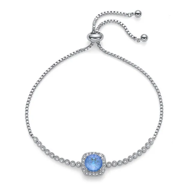 Ženska oliver weber precioso ocean delite narukvica sa swarovski plavim kristalom ( 32253r.143 )