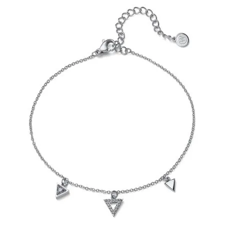 Ženska oliver weber three ste narukvica sa belim swarovski kristalima ( 32285 )