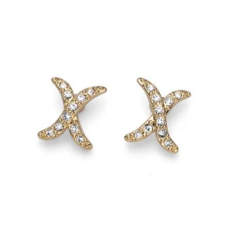 Ženske oliver weber crossing crystal gold mindjuše sa swarovski kristalima ( 23030g )