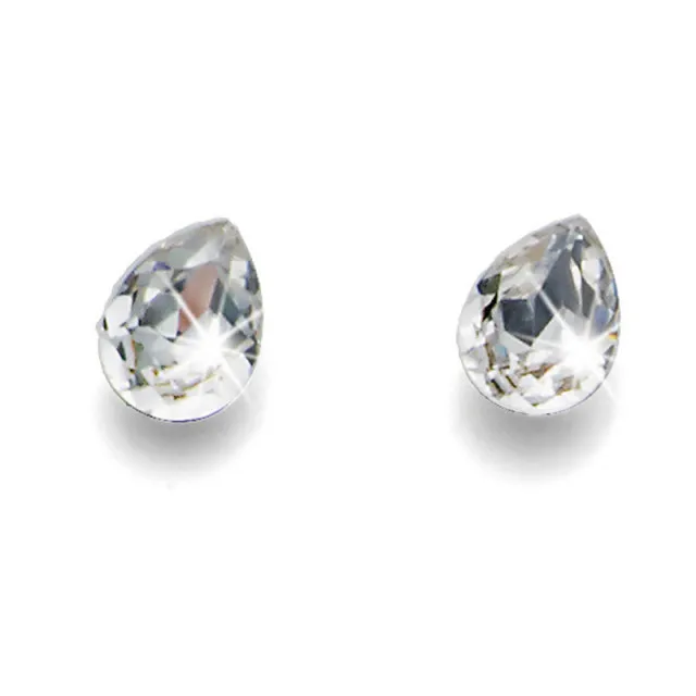 Ženske oliver weber drop crystal mindjuše sa swarovski belim kristalom ( 21018.001 )