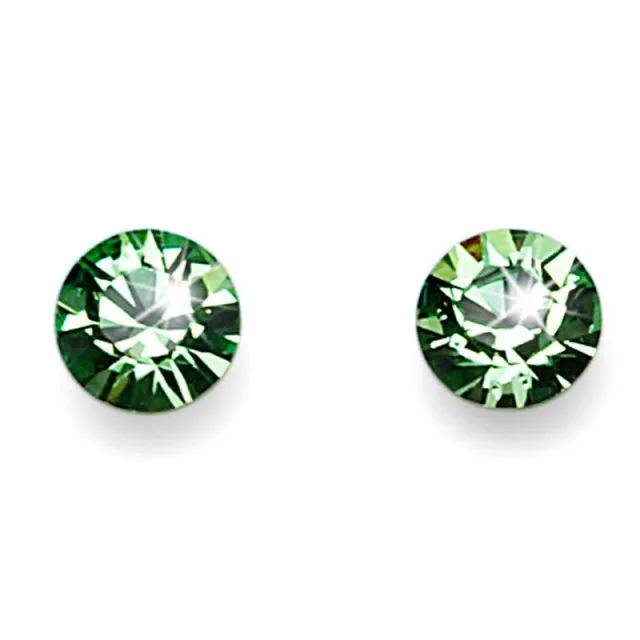 Ženske oliver weber fine cut peridot mindjuše sa swarovski zelenim kristalom ( 21014.214 )