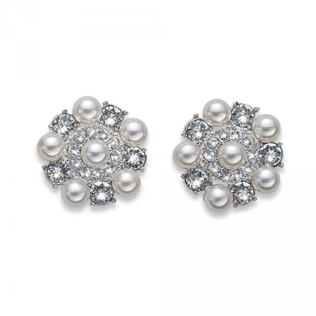 Ženske oliver weber get crystal mindjuše sa belim swarovski perlama ( 22898 )