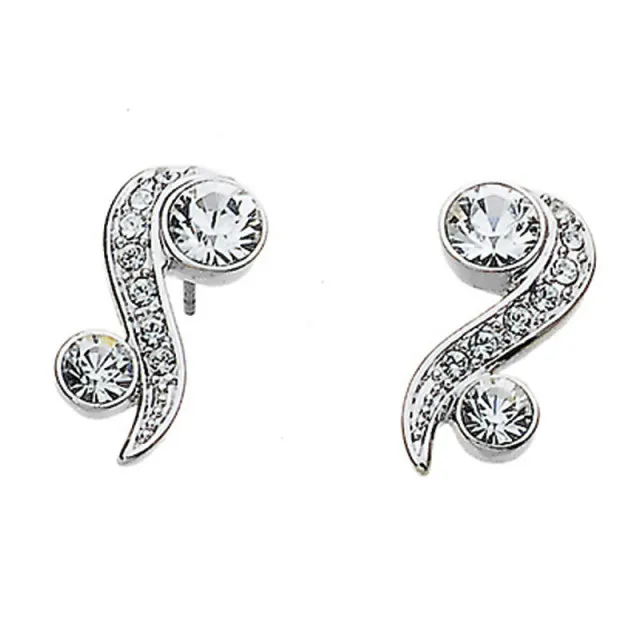 Ženske oliver weber precious crystal mindjuše sa swarovski belim kristalom ( 22146 )