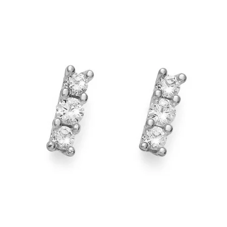 Ženske oliver weber stick white zircon mindjuše sa swarovski cirkonima ( 22981r )