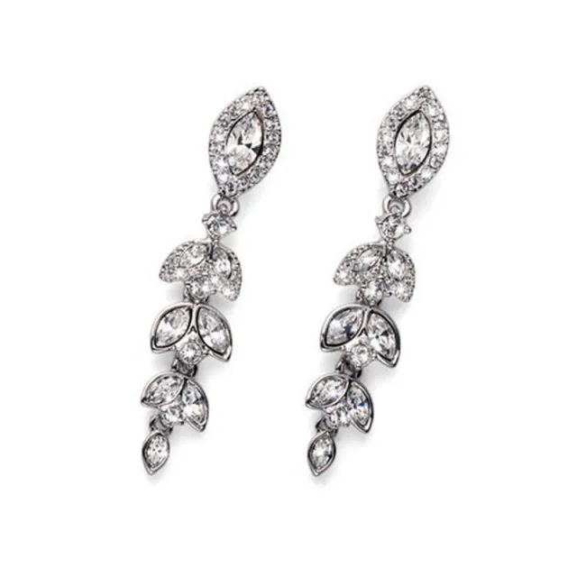 Ženske oliver weber villa crystal mindjuše sa swarovski belim kristalom ( 22304.001 )