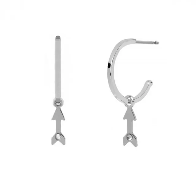 Ženske victoria cruz areca arrow mindjuše sa swarovski belim kristalom ( a3808-07ht )