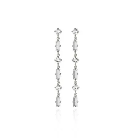Ženske Victoria Cruz esgueva crystal mindjuše sa swarovski belim kristalima ( a3675-07ht )