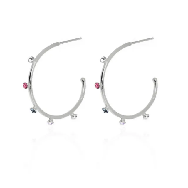Ženske victoria cruz iris multicolor mindjuše sa swarovski kristalima ( a3558-mht )