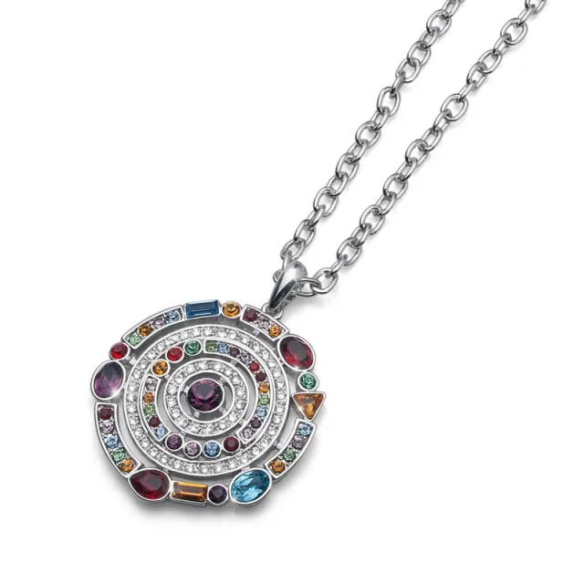 Ženski oliver weber planet multi lančić sa swarovski kristalnim priveskom ( 11410 )