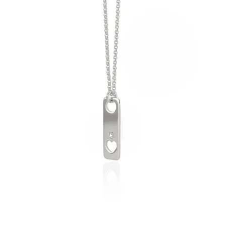 Ženski victoria cruz san valentin crystal lančić sa swarovski belim kristalom ( a3738-07hg )